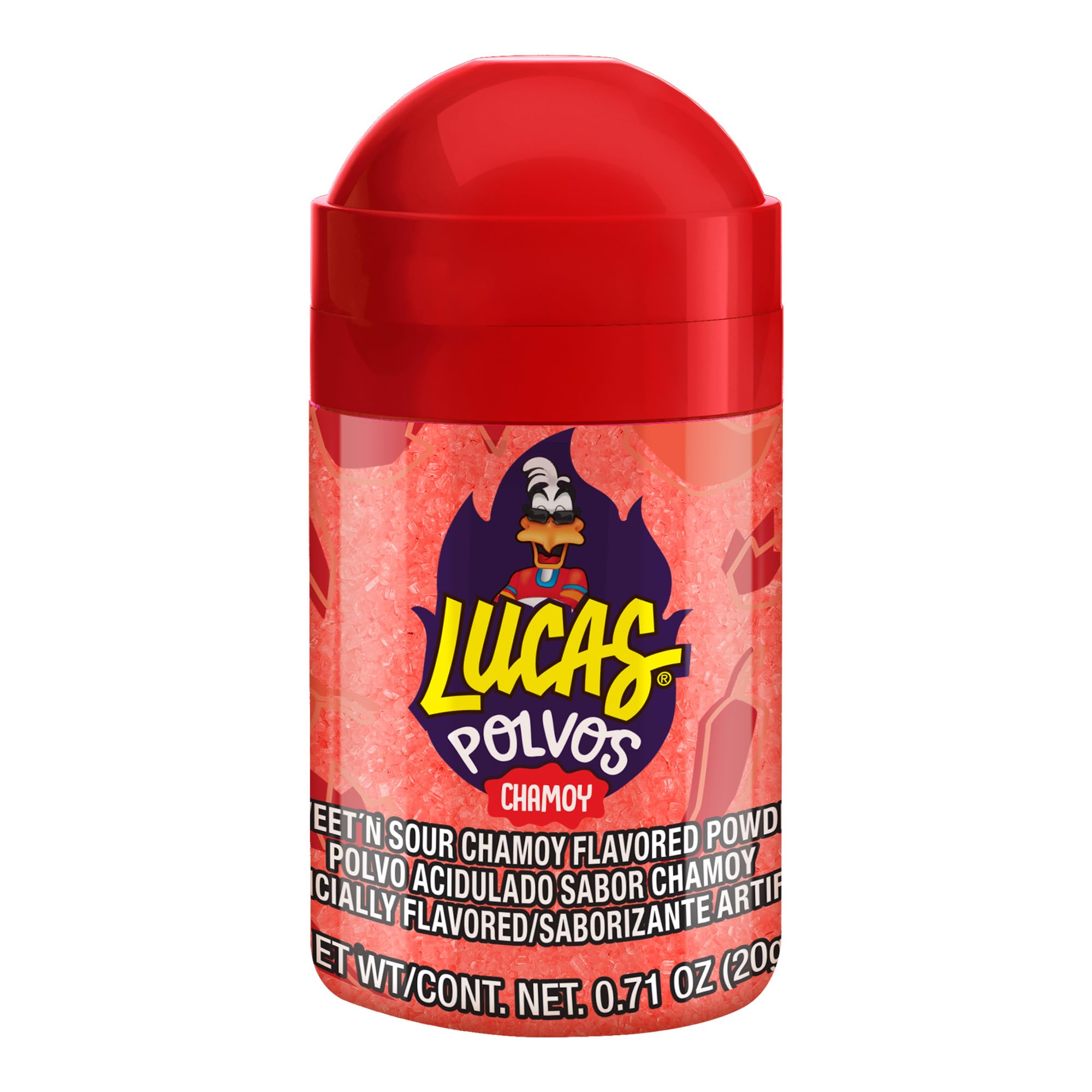 Lucas Powder Chamoy Flavored Candy, 0.71oz - 10 Pieces Pack for Treats, Fruit, Parties, Piñatas - Perfect treat for Easter Baskets