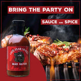 Cape Fear Sauces Mad Gator Perfect Hot BBQ Sauce for Grilling and Barbecue Lovers, Ideal for Meats, Burgers, Chicken, and Ribs, Bold Flavorful BBQ