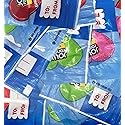 J0lly Ranchrs Valentine Heart Shaped Flat Lollipops-1.5 lbs Assorted Flavors Green Apple, Cherry, Watermelon and Pink Lemonade - Individually Wrapped
