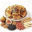 Astragalus Codonopsis Fig Pie with Walnut, Black Sesame & Mulberry, Ready to Eat Individual Packaging, Nutritious Healthy Snacks, Crispy Outside