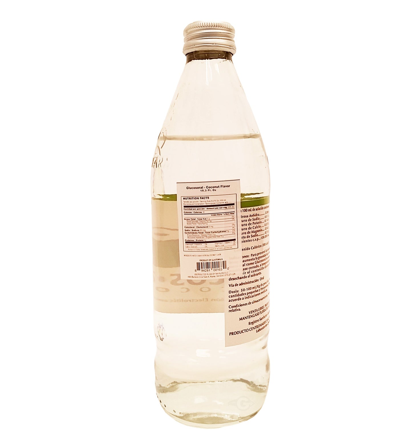 Glucosoral Coconut Energy Drink 12 oz - Coco