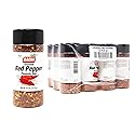 Badia Crushed Red Pepper, 4.5 oz (Pack of 12) - Dried and Crushed Red Chili Flakes for Cooking, Seasoning, and Topping