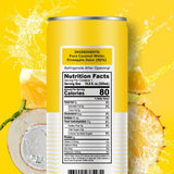 100 Coconuts Pineapple Flavored Pure Coconut Water, Non GMO, No Preservatives, 11 Fluid Ounces (Pack Of 12)