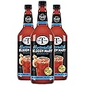 Mr & Mrs T Horseradish Bloody Mary Mix, 1L Bottle, - Premium Cocktail Mixer for Bloody Marys, Ready to Use
