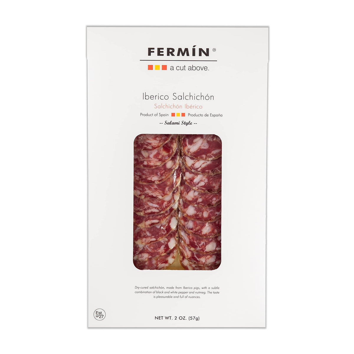 Salchichon Iberico - Sliced - 2 oz by Fermin