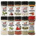 10-Piece Spice Starter Set | Badia Cayenne Pepper, Paprika, Oregano, Cumin, Gonsalves Crushed Red Pepper & More - Gift for Home Cooks