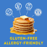 Kinnikinnick Gluten Free Pancake and Waffle Mix, 16 oz Box (Pack of 3), Allergy Friendly, Vegan, Kosher