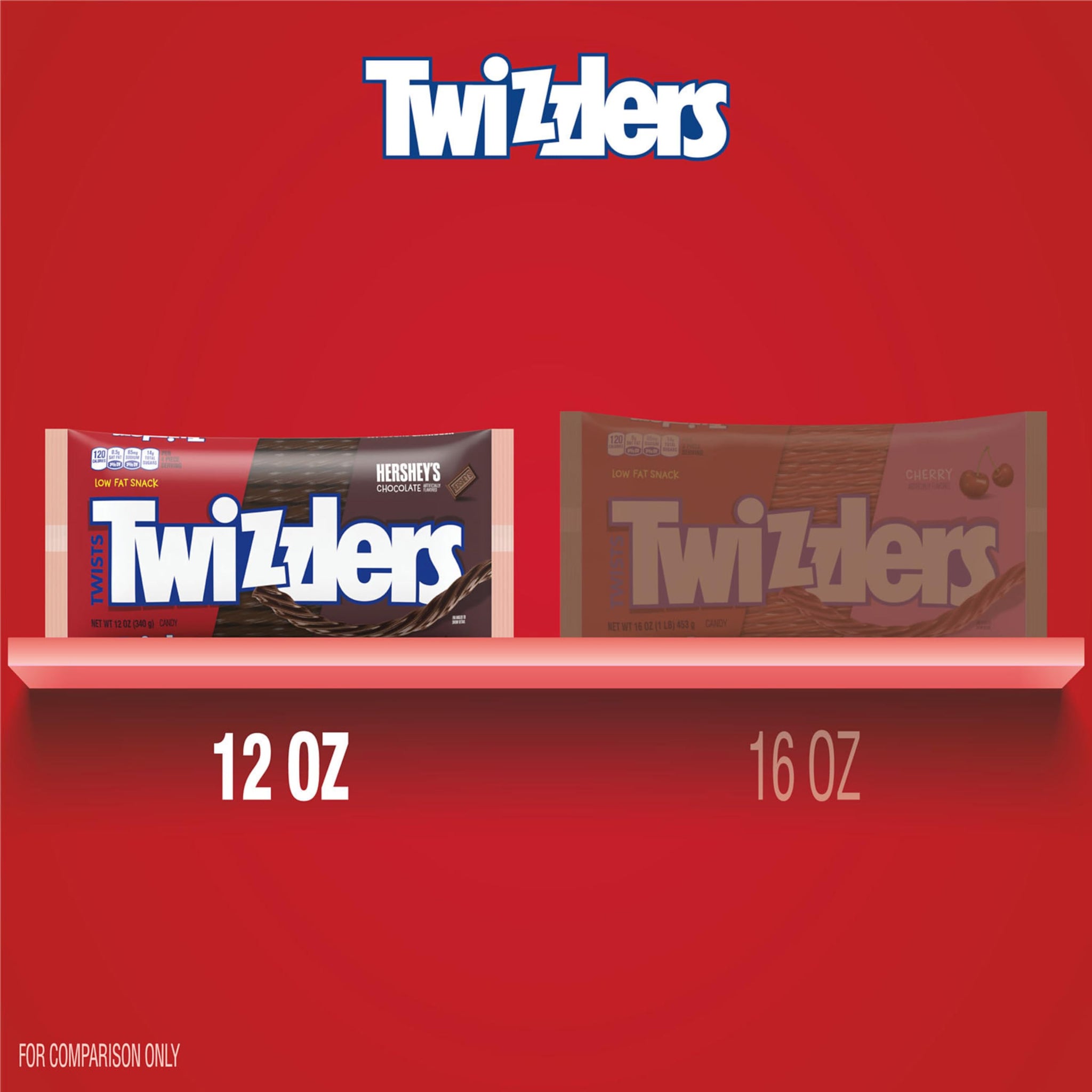 TWIZZLERS Twists, Chocolate Flavor (12-Ounce Bag)