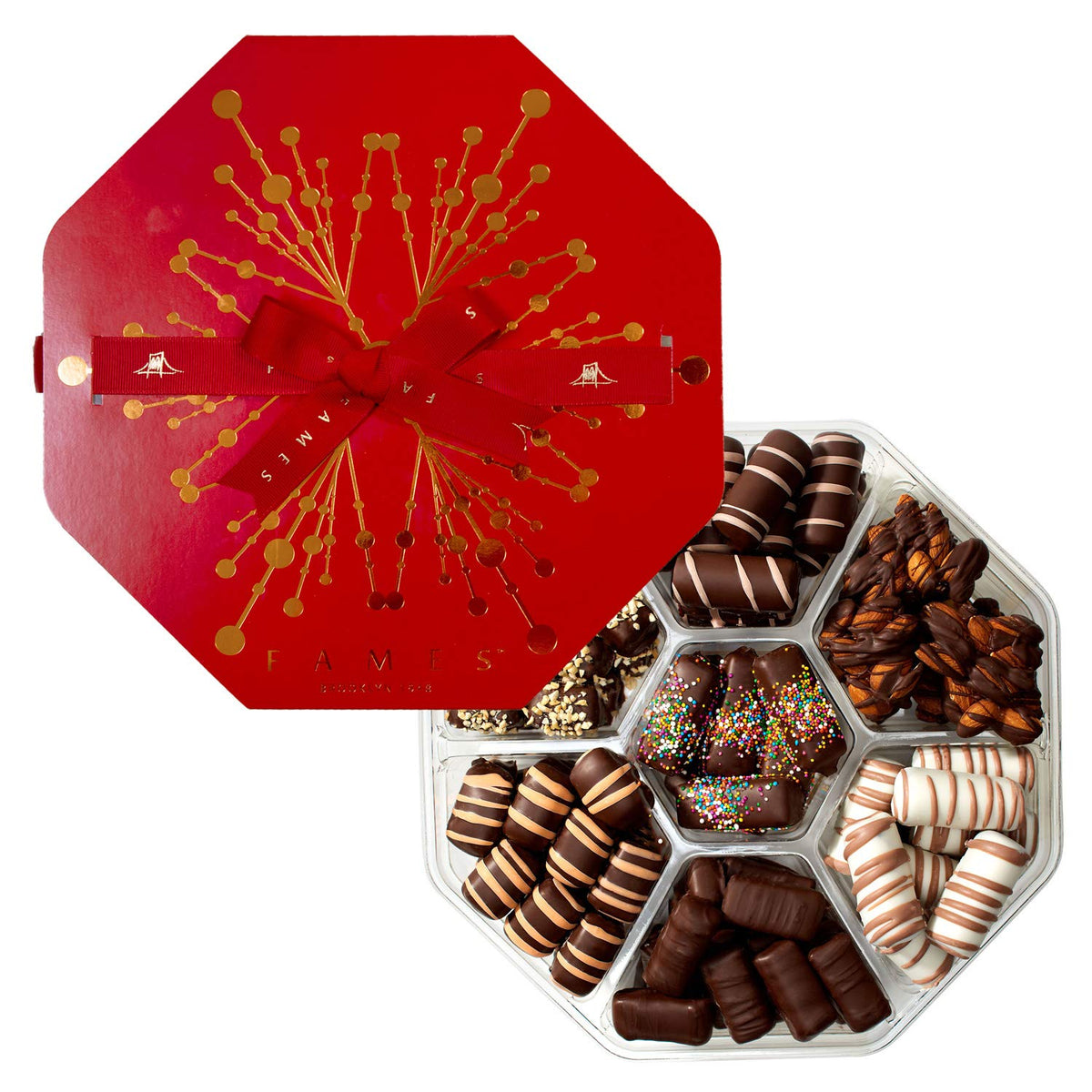 Holiday Chocolate Gift Set, Holiday Gift for Friends, Coworkers, Dairy Free.