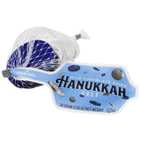 The Dreidel Company 300-Mesh Bags Original Hanukkah Chocolate Gelt Blue & Silver Coins in Mesh Bags, Made with Premium Belgian Milk Chocolate, Gluten