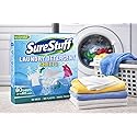 SureStuff Laundry Detergent Sheets Fresh Scent - 80 (7"x11") Loads Eco Liquidless Soap - Travel-Friendly for Hot & Cold Cycles, Tackles Tough Stains