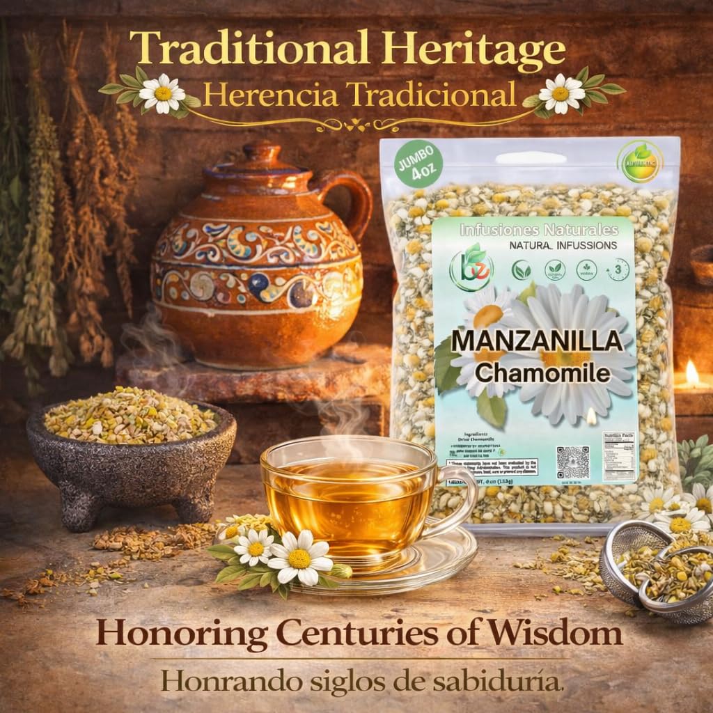 CHAMOMILE FLOWER TEA 4 oz | TE FLOR DE MANZANILLA 4oz