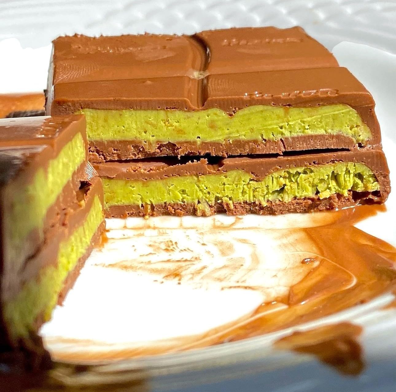 Dubai Chocolate Bar - (Pack of 2) Milk Chocolate With Pistachio - 93g /3.2 oz