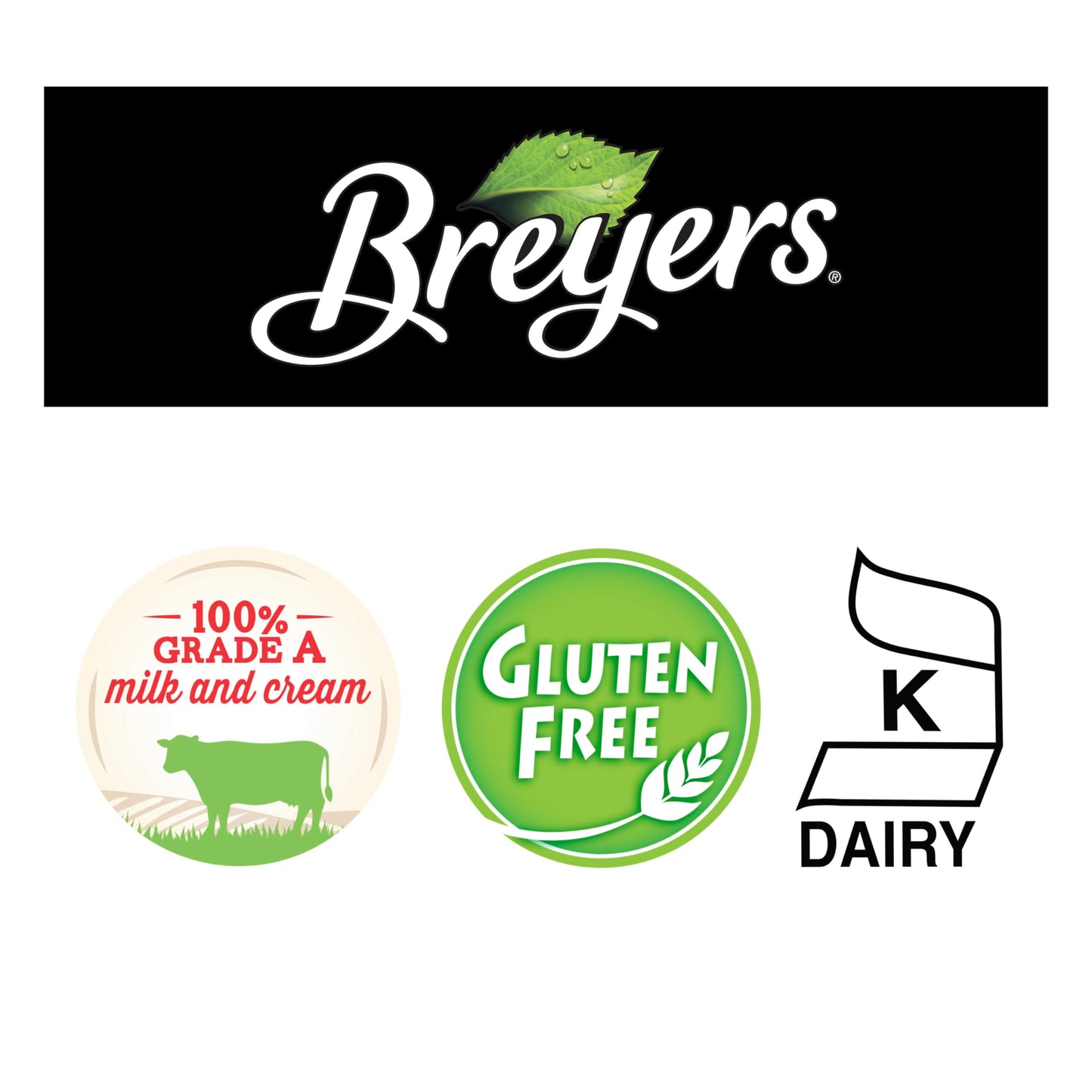 Breyers CarbSmart Frozen Dairy Dessert, Vanilla Ice Cream Alternative, Made with Sustainably-Farmed Vanilla 48 oz