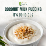 True Organic Unsweetened Coconut Milk 13.5 Fl oz - No Guar Gum, Gluten-Free, Vegan and Kosher - 18% Coconut Milk Fat (12-Pack)