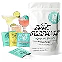Stir Sessions Tequila Variety Pack - 12 Packets | Margarita Mix Flavors & Paloma Mix | Cocktail Mixers for Alcoholic Drinks | Made with Real Fruit |
