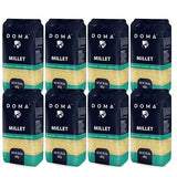 DOMA Millet 14.08lb (8x1.76lb) - Gluten-Free Whole Grain Superfood, Great for Grain Bowl, Hot Cereal, Porridge, Salads, Side Dishes, Puddings, Non-GMO