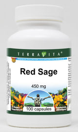 Red Sage - 450 mg (100 Capsules, ZIN: 521335) - 3 Pack