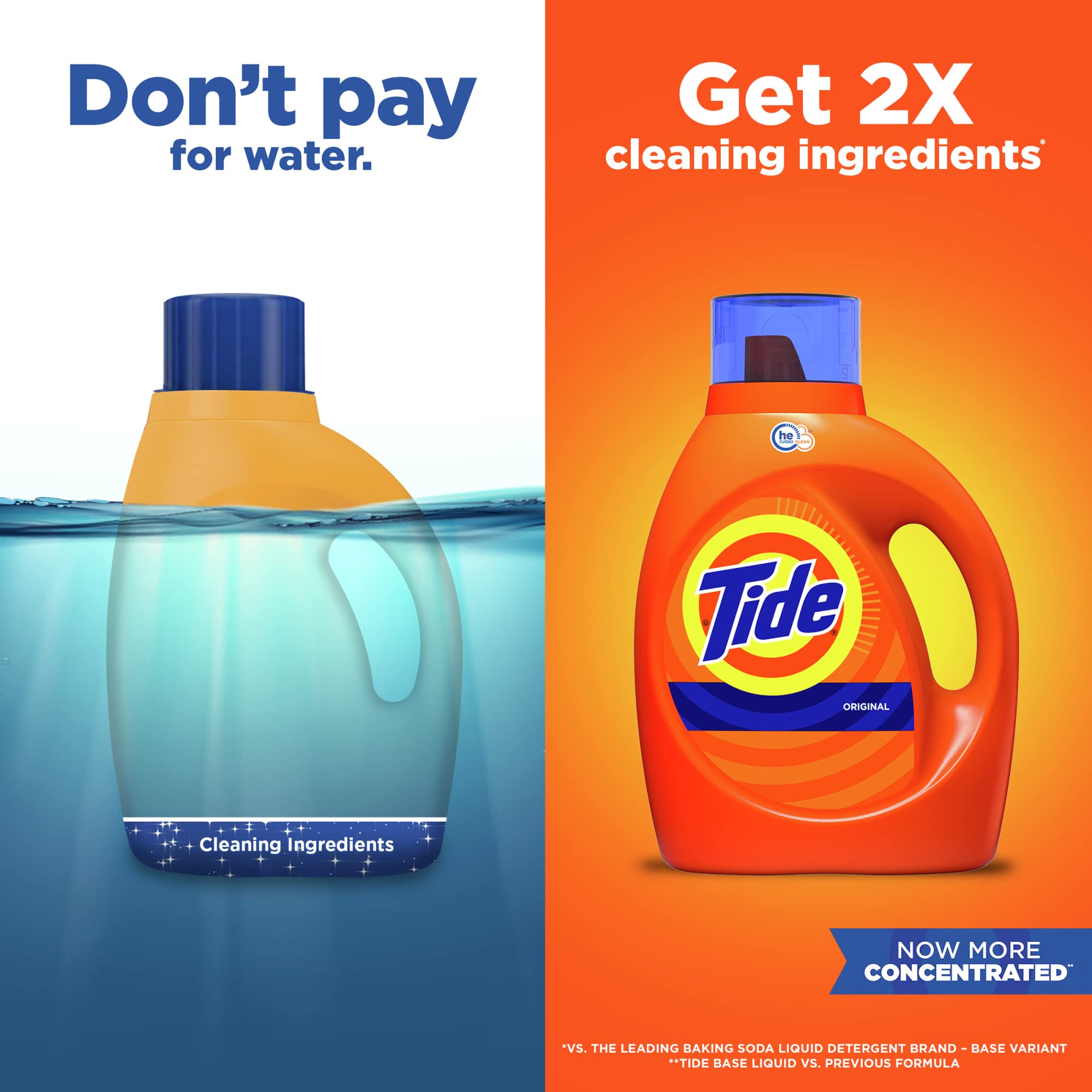 Tide Liquid Laundry Detergent, Original, 64 Loads ,92 Fl Oz, (Pack of 1)