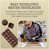Chocolove Creamy Milk Chocolate Bars | 33% Cocoa | Crafted with Silky Premium Chocolate | Non-GMO, & Gluten-Free, 3.2 oz Bar (12 Pack)