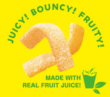 Bourbon Fettuccine Gummi Lemon Candy, 10-Pack - Japanese Tangy & Chewy Gummy Strips with Real Lemon Juice