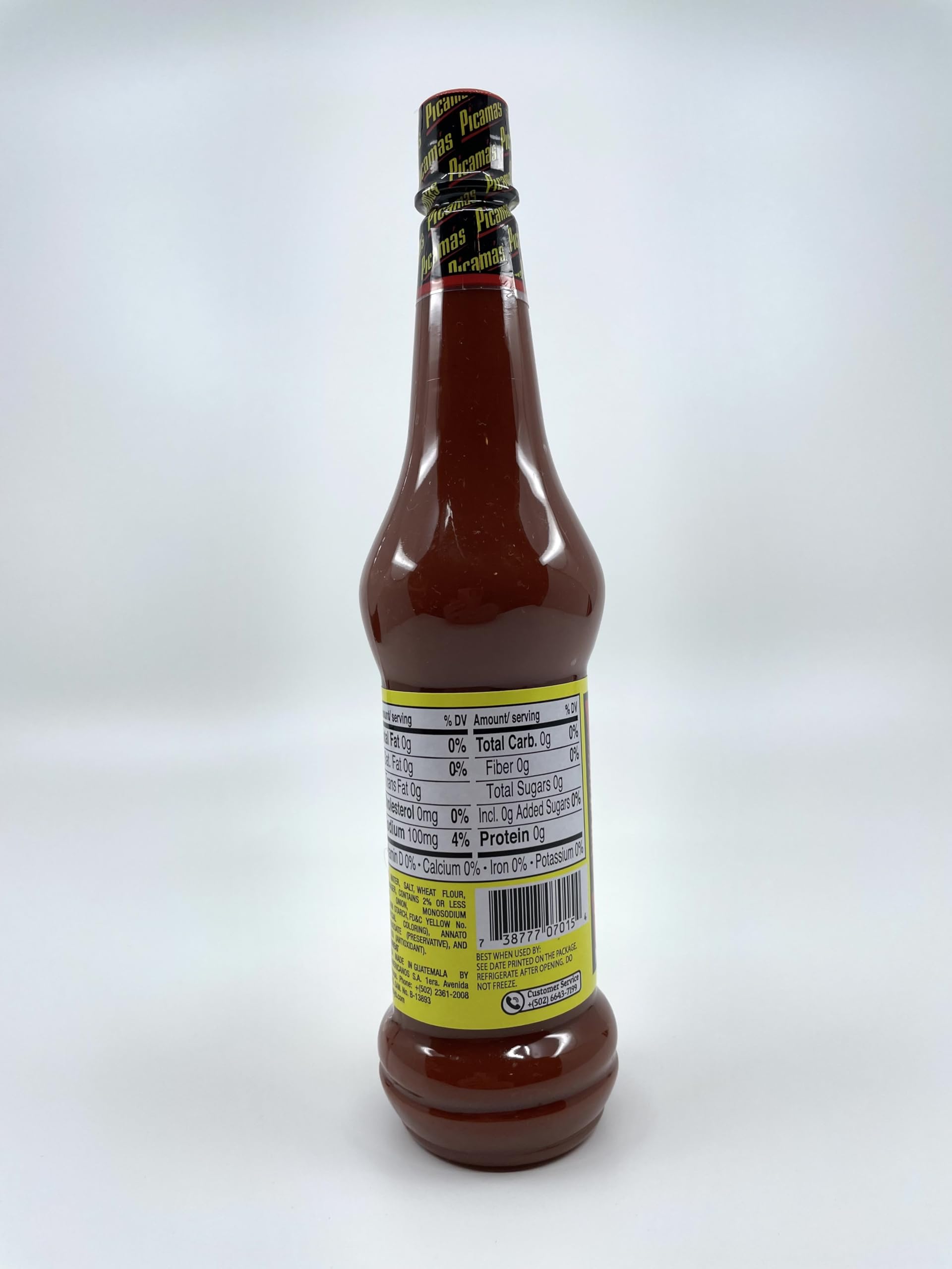 PICAMAS - Red Hot Sauce Salsa Brava 6.2oz Bottles (Pack of 3)