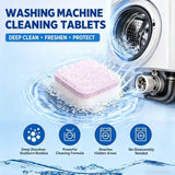 WesonYuh Washing Machine Cleaner Tablets, 28 Count - Deep Cleaning Descaler for Most Washer Types