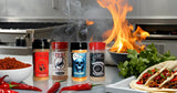 Wicked Tickle Chili Powder Gift Set, 4 Pack - Ghost, Smoked Ghost, Scorpion, Habanero Garlic Salt, 2 oz Bottles