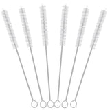 CIDYAUST Straw Brush Cleaner with 304 Stainless Steel Handle,Straw Cleaner Brush Extra Long 12 Inch,Extra Wide 12mm Straw Cleaning Brush for Baby