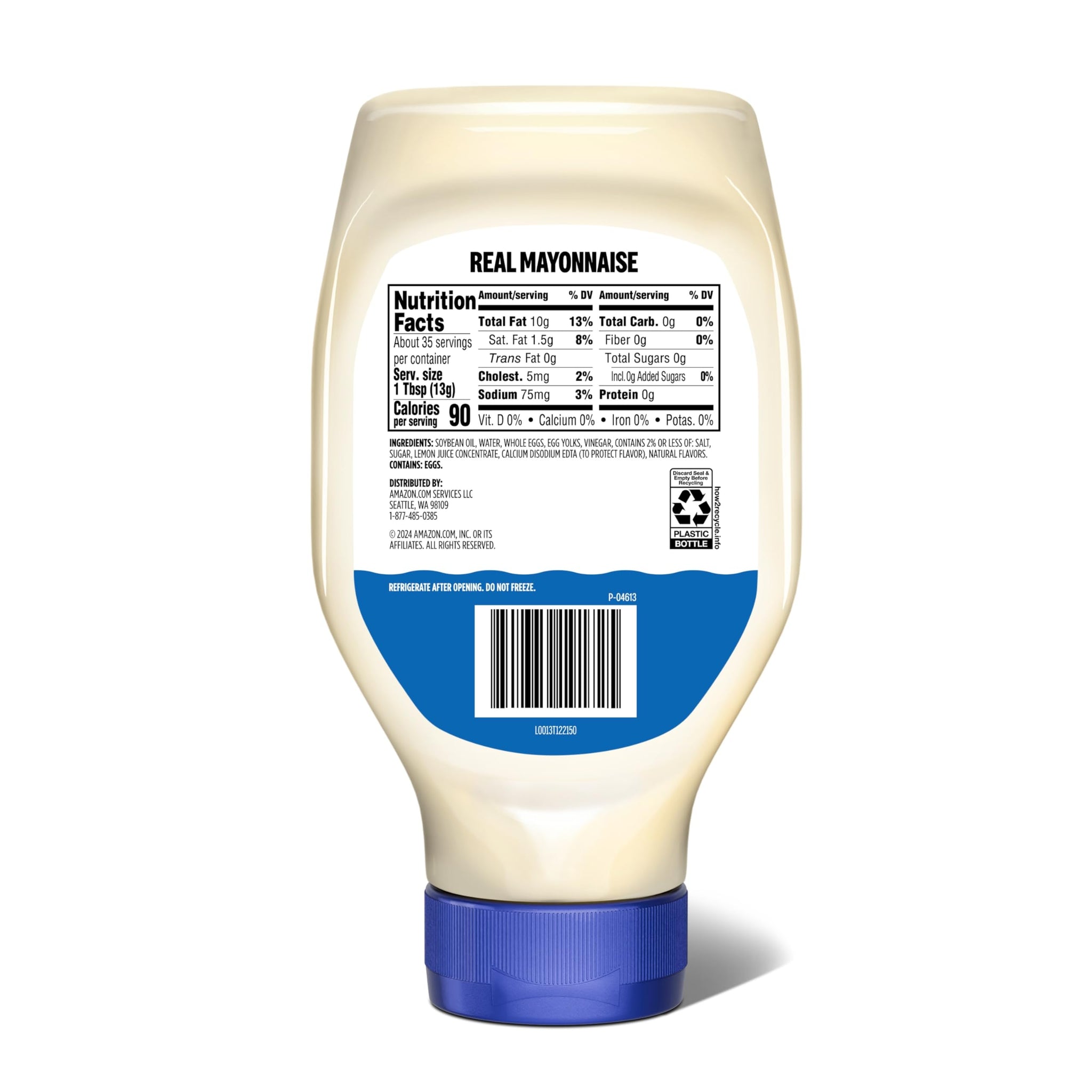 Amazon Grocery, Real Mayonnaise, 18 Fl Oz