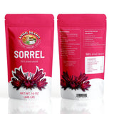 Angel Brand Sorrel leaves 1 Lbs Pouch - Discover Rich Flavor and Aroma of Healthful Delights with Hibiscus Flowers leaf, Crafting Flavorful