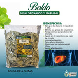 Hojas de Boldo Herbal Tea 4 oz-113g. Boldus Leaves Digestive and Liver Premium