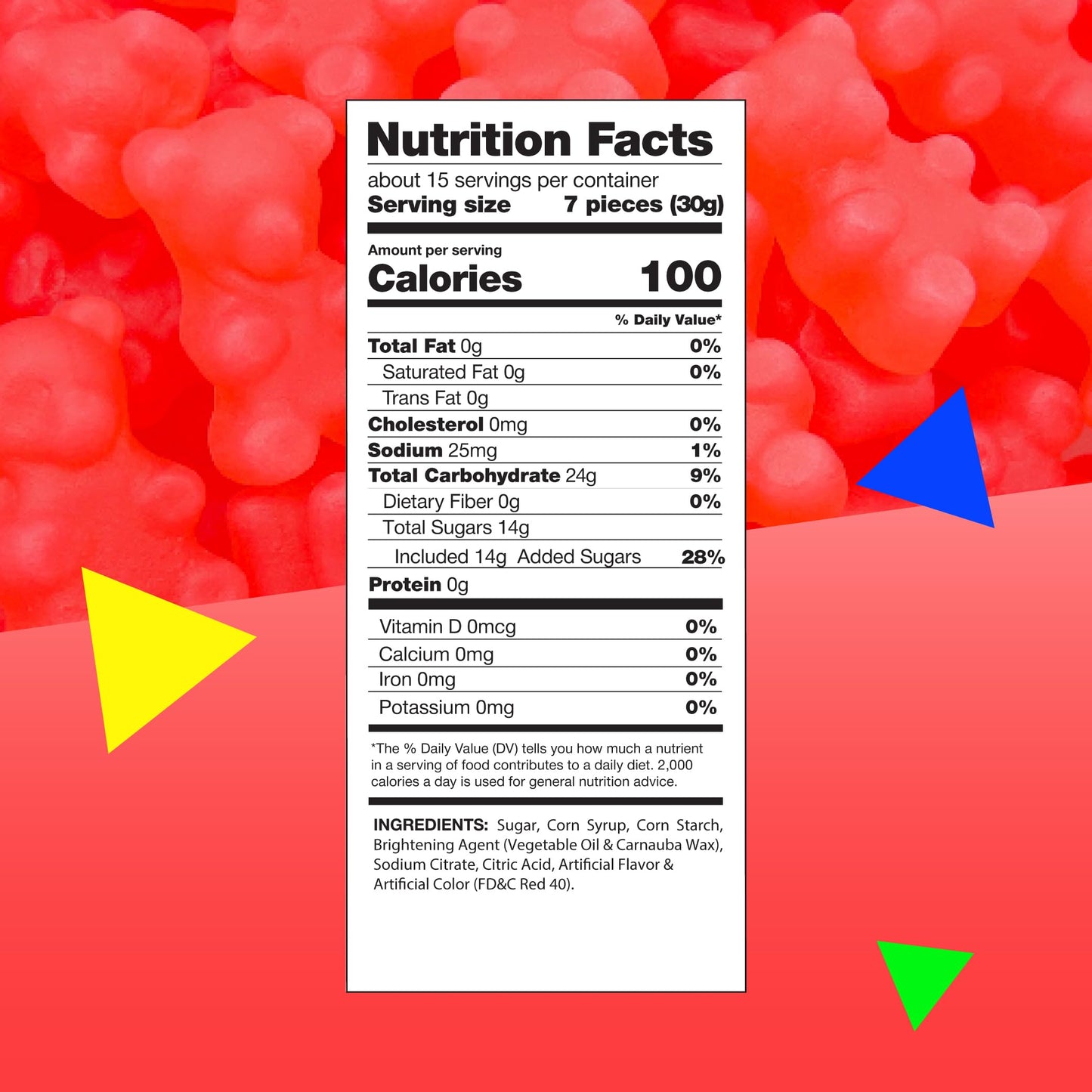 Cinnamon Bears | 1 Pound Bag | Cinnamon Candy | Gelatin Free Red JuJu Bears | Classic Sweet and Spicy Gummies | Gummy Candy | Nostalgic Chewy Candy