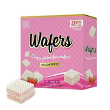ChocZero Strawberry Wafer Cookies - Sugar Free, Keto Friendly, Low Carb Cookies with No Sugar Alcohols, Gluten Free & Individually Wrapped - 8 oz Box