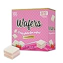 ChocZero Strawberry Wafer Cookies - Sugar Free, Keto Friendly, Low Carb Cookies with No Sugar Alcohols, Gluten Free & Individually Wrapped - 8 oz Box
