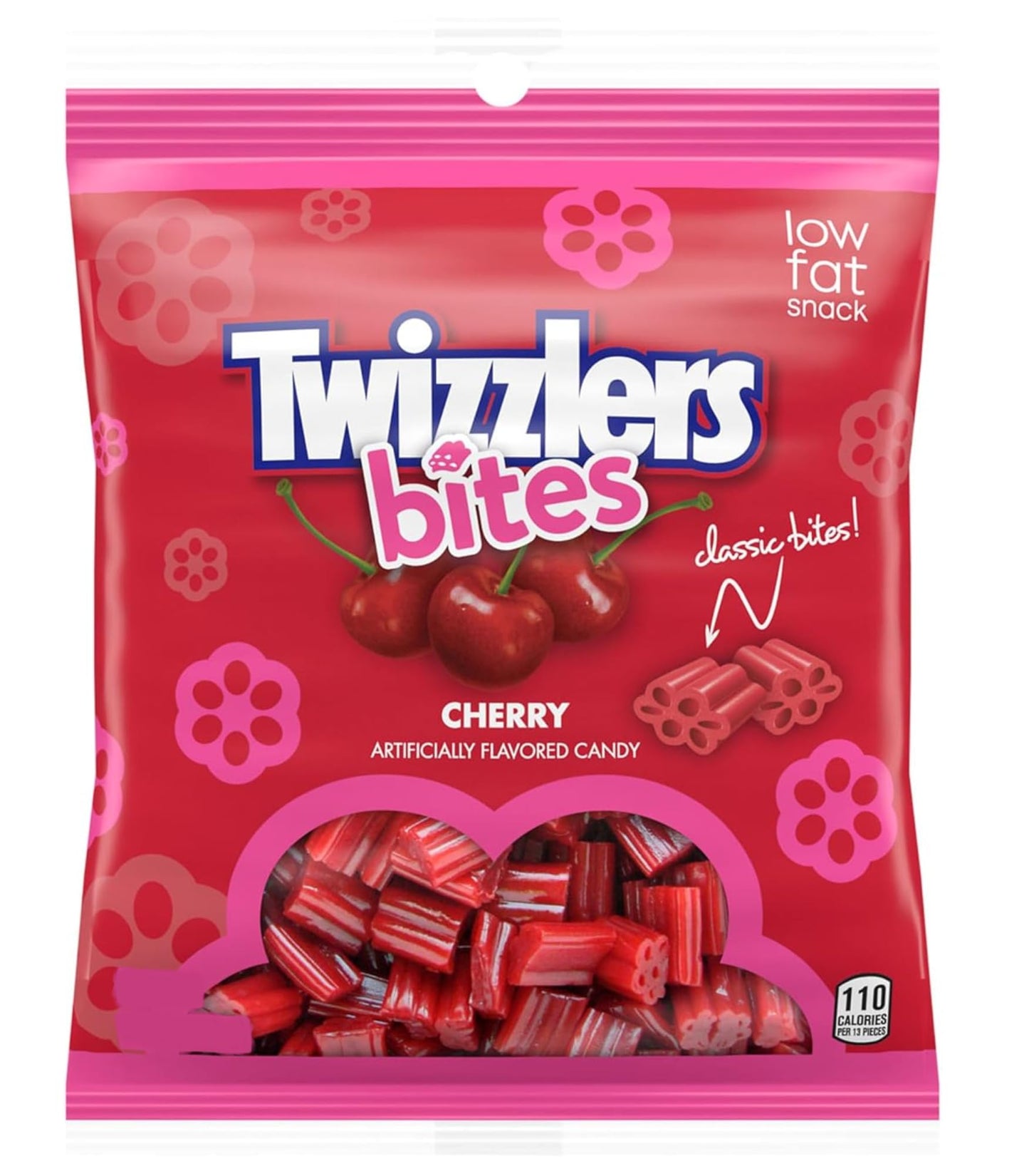 Twizzlers Cherry Bites - Pack of 3 - Delicious Timeless Classic Treats - Perfect for Sharing or Snacking on the go - Stock the Pantry Today