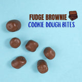 Bulk Fudge Brownie Cookie Dough Bites, Milk Chocolate Covered Candy, Resealable Share Size Bag, 10.5 Ounces (Pack of 2)
