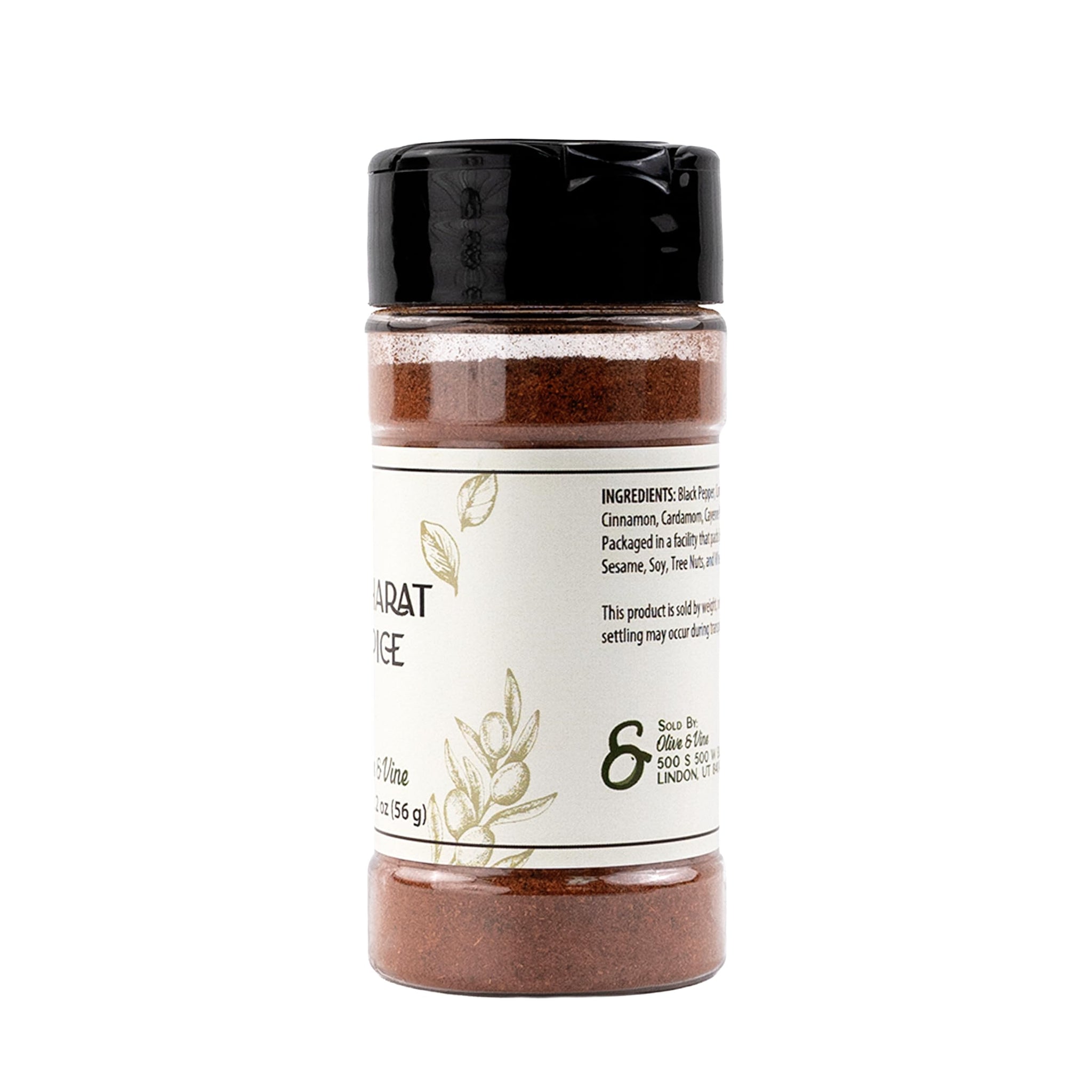 Olive & Vine Baharat Spice, Warm & Aromatic, For Middle Eastern Dishes, Rich Tradition, Authentic Taste, For Global Recipes (2 Ounce)