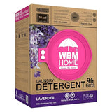 WBM 10-in-1 Laundry Pods with Softener & Scent Booster, 96 Count, High Efficiency (HE), Fabric Softener, Lavender Extracts, Stain Lifter