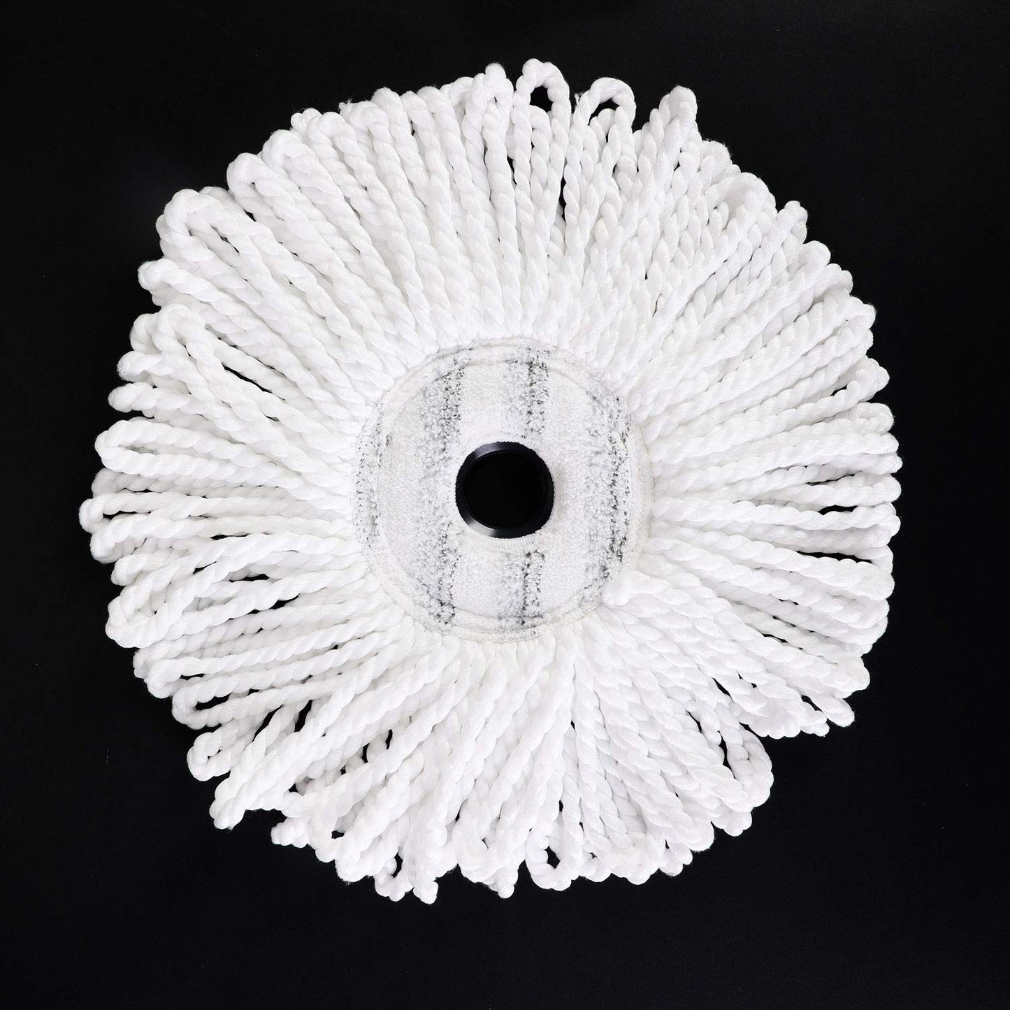 3 Pack Mop Replacement Heads for CLEANHOME Spin Mop, Microfiber Spin Mop Refills Round Shape