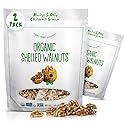 Organic Walnuts Unsalted 2 Pack (2LBS/16oz bags) Natural Shelled Walnut Halves & Pieces | Raw Organic Walnuts | Unsalted For Snacking, Baking, Topping
