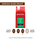 Community Coffee Café Special Decaf 64 Ounces, Medium Dark Roast Ground Coffee, 32 Ounce Bag (Pack of 2)
