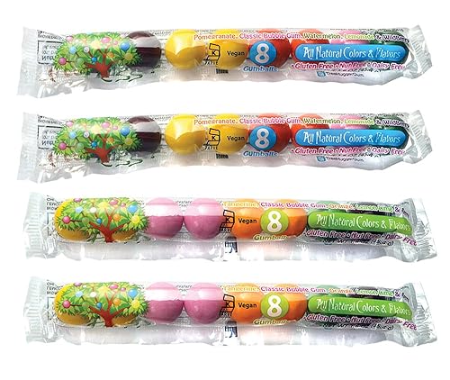 Tree Hugger Bubble Gum - Variety - Tubes (4 Pack)