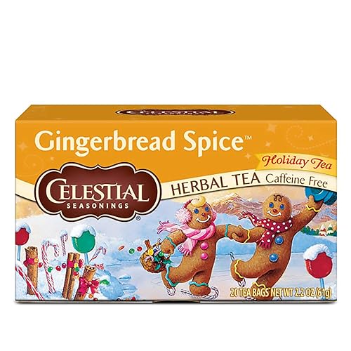 Celestial Seasonings Herbal Tea, Gingerbread Spice, 20 Count