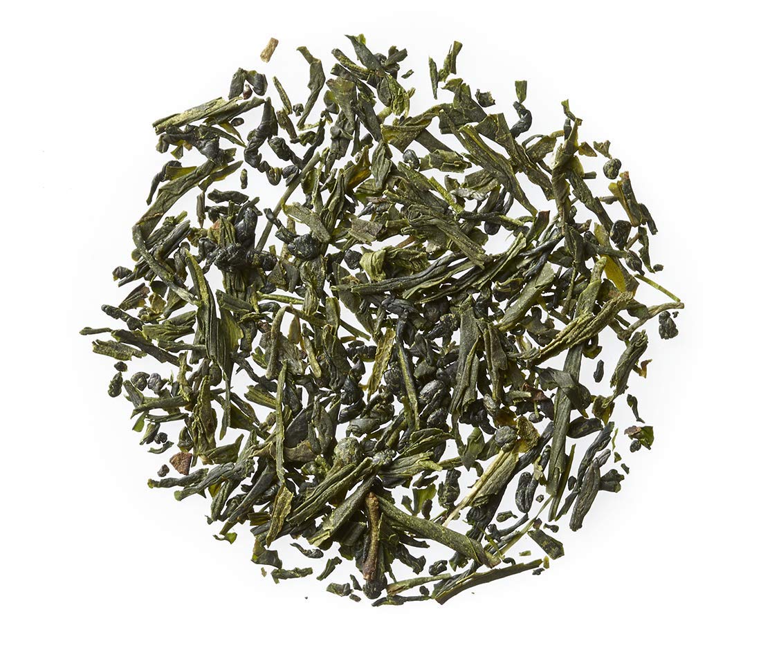 Golden Moon Tea Organic Sencha Green Tea - Loose Leaf, Non-GMO - 1 Pound (192 Servings)