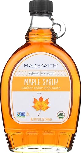 SYRUP MAPLE GRD A AMBR ORG