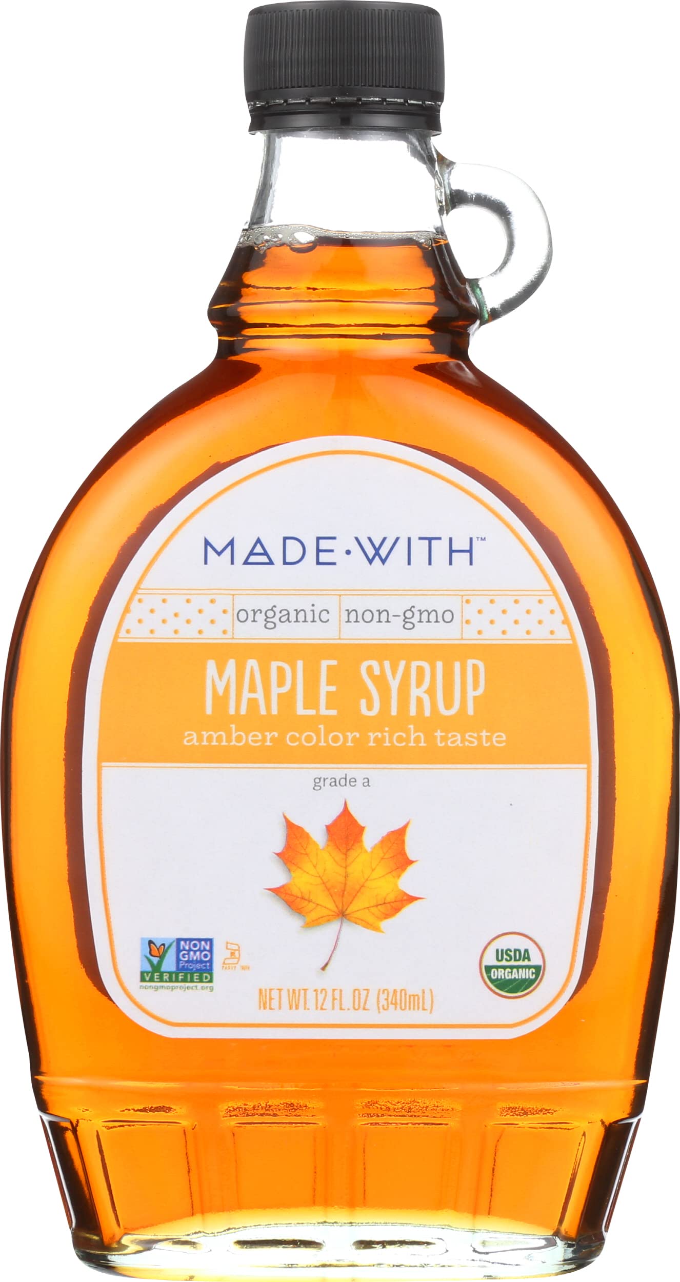 SYRUP MAPLE GRD A AMBR ORG