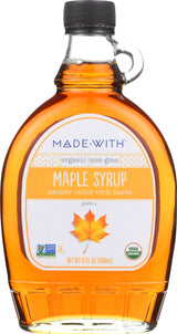 SYRUP MAPLE GRD A AMBR ORG