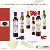 Ariston "The Very Best" Premium Balsamic Vinegar - Barrel Aged, Gourmet Quality, Product of Italy - Vegan, Gluten Free, GMO Free, No Added Sugar