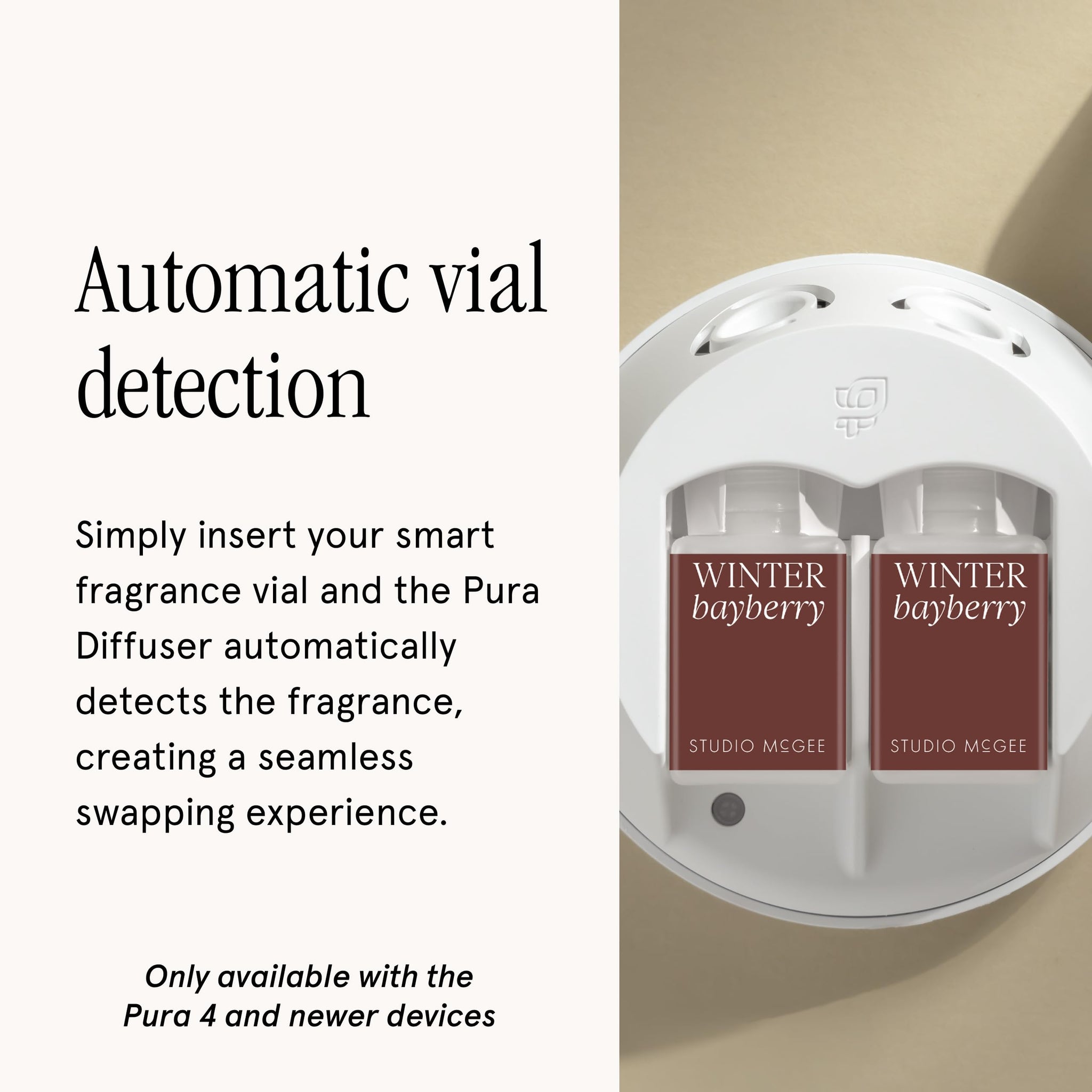 Pura x Studio McGee Home Scent Refill - Smart Air Diffuser - Long-Lasting Luxury Fragrance per Refill - Home Essential - Clean & Safe Diffuser